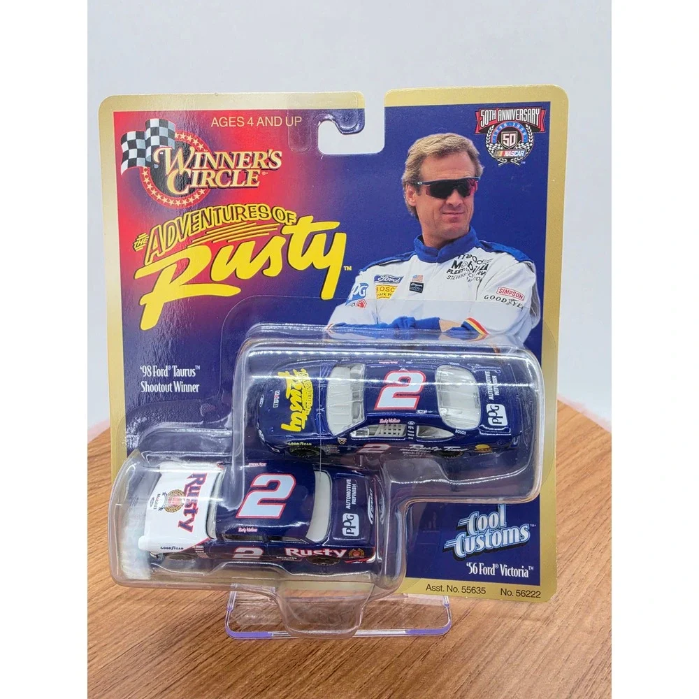 Winners Circle Rusty Wallace 98 Ford Taurus 56 Ford Victoria 1:64 Diecast Set
